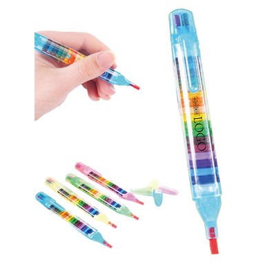 20-Color Eco-Friendly Replaceable Crayon Refills